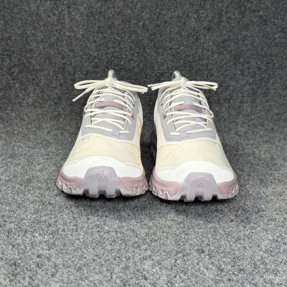 On Running Cloudventure Waterproof Trail Running Shoe Women 9 Ice Heron Lavender - Picture 2 of 14